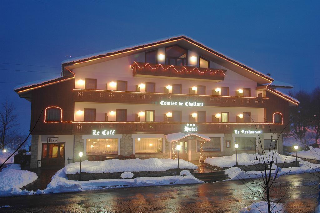 Hotel Comtes De Challant Albergo Etico Valle D'Aosta Fenis Exterior photo